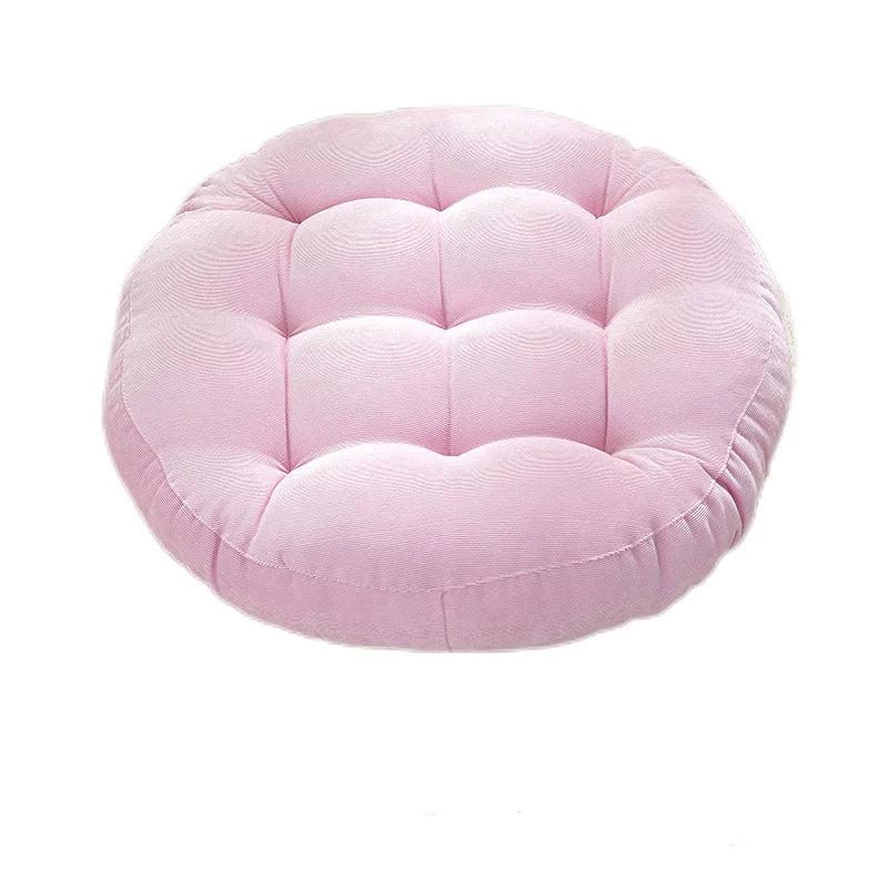 🧘♂️ Coussin de Sol Rond en Velours Côtelé – L’alliance du confort et de l’énergie douce 🌿 Confort premium | 🎯 Récupération naturelle | 💛 Style cocooning