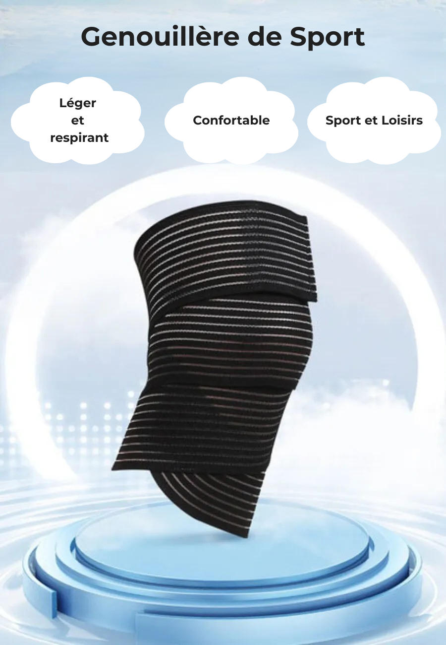 Bande de Compression Élastique Multifonction – Soutien Renforcé pour Genou, Coude et Jambe – MyPriority®