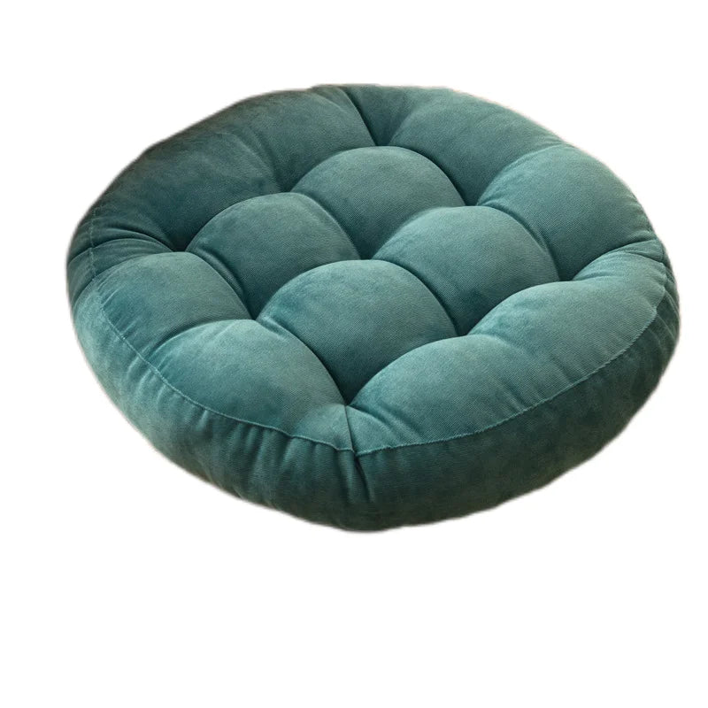 🧘‍♂️ Coussin de Sol Rond en Velours Côtelé – L’alliance du confort et de l’énergie douce 🌿 Confort premium | 🎯 Récupération naturelle | 💛 Style cocooning