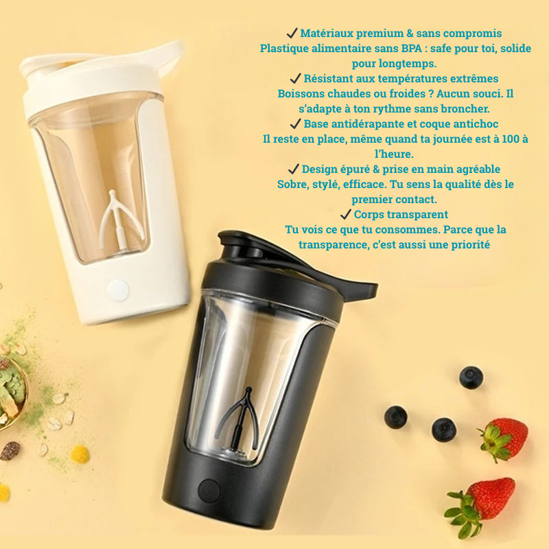 Shaker Électrique MyPriority® – Mélangeur Automatique 350 ml