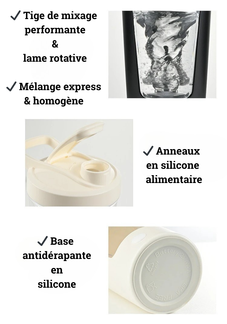 Shaker Électrique MyPriority® – Mélangeur Automatique 350 ml